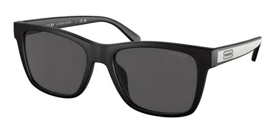 Coach Hc8359u Cd455 572087 Men's Sunglasses Black Size 56