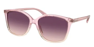 Coach Hc8361u Ch558 Asian Fit 57387w Women's Sunglasses Pink Size 57 In Purple