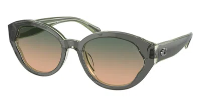 Coach Hc8364u Ch569 Asian Fit 574613 Women's Sunglasses Green Size 55
