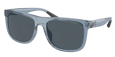 Coach Hc8367u Ch581 Asian Fit 575887 Men's Sunglasses Blue Size 57