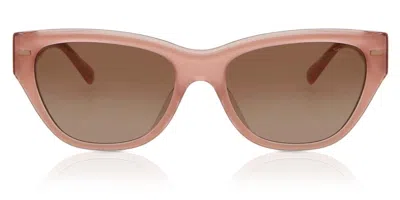 Coach Hc8370u Ch570 Asian Fit 574313 Women's Sunglasses Pink Size 54