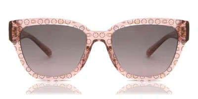 Coach Hc8379u Cl920 583646 Women's Sunglasses Pink Size 54