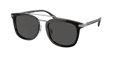 Coach Hc8382 Cl913 500287 Men's Sunglasses Black Size 53 In Purple