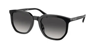 Coach Hc8384u Cl911 50028g Men's Sunglasses Black Size 55