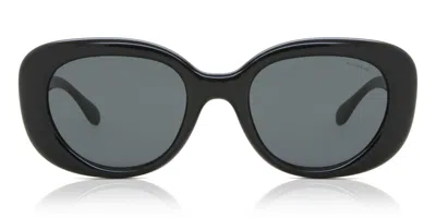 Coach Hc8391u Cr609 500287 Women's Sunglasses Black Size 53 In Pink