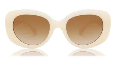 Coach Hc8391u Cr609 580513 Women's Sunglasses White Size 53