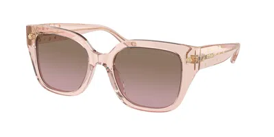 Coach Hc8392u Cr611 566814 Women's Sunglasses Pink Size 53