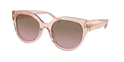 Coach Hc8393u Cr612 566814 Women's Sunglasses Pink Size 53