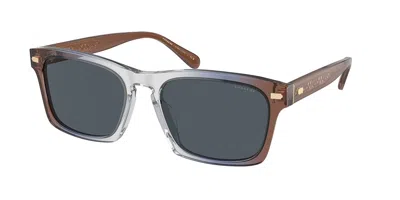 Coach Hc8397u Cr628 581587 Men's Sunglasses Blue Size 57