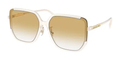 Coach Hc8401d Cr635 58052q Women's Sunglasses White Size 64