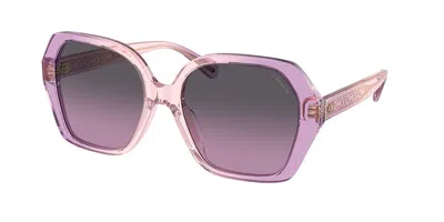 Coach Hc8404u Cr615 581390 Women's Sunglasses Pink Size 56