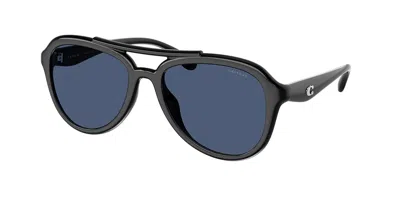 Coach Hc8406u Cw183 500287 Women's Sunglasses Black Size 55