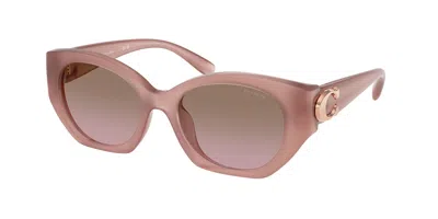Coach Hc8407u Cw194 583914 Women's Sunglasses Pink Size 52