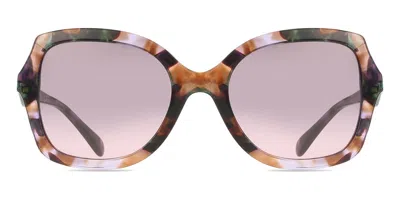 Coach Hc8410u Cw225 584346 Women's Sunglasses Tortoiseshell Size 56