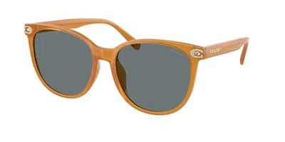 Coach Hc8414bd Cw428 Asian Fit 585580 Women's Sunglasses Orange Size 57