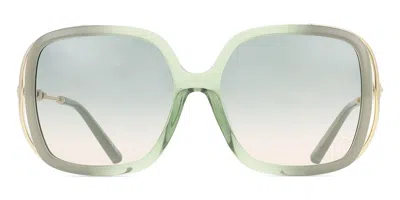 Coach Hc8423u Cad80 58902c Women's Sunglasses Green Size 56