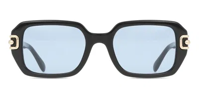 Coach Hc8425u Cad74 500272 Women's Sunglasses Black Size 52