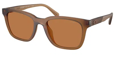 Coach Hc8426u Cad81 587673 Occhiali Da Sole Marroni Per Uomo In Brown