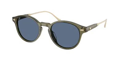 Coach Hc8428u Cad83 584880 Men's Sunglasses Green Size 50
