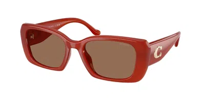 Coach Hc8435u Cby82 591673 Women's Sunglasses  Size 54 In Neutral