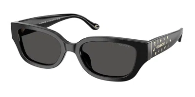 Coach Hc8439u Cbz52 500287 Women's Sunglasses Black Size 53