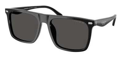 Coach Hc8440u Cby95 500287 Men's Sunglasses Black Size 57