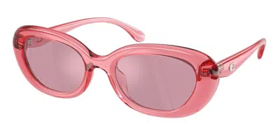 Coach Hc8448u Cdp35 592830 Women's Sunglasses Pink Size 54