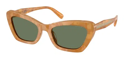 Coach Hc8452u Cdp52 593982 Women's Sunglasses Tortoiseshell Size 54