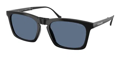Coach Hc8455 Cdp54 500280 Men's Sunglasses Black Size 56