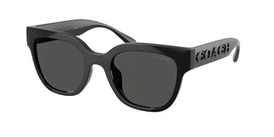 Coach Hc8460u Cft88 500287 Women's Sunglasses Black Size 51