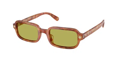 Coach Hc8465u Cfu11 5774/2 Women's Sunglasses Tortoiseshell Size 51 In Caramel Tortoise