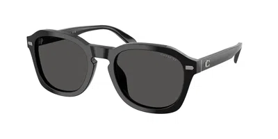 Coach Hc8467u Cfu14 500287 Men's Sunglasses Black Size 53