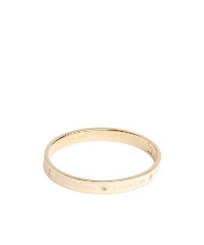 Coach Heart And Star Enamel Bangle In Multi