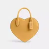Coach Heart Bag In Gold