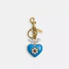 Coach Heart Bag Charm