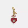 Coach Heart Bag Charm