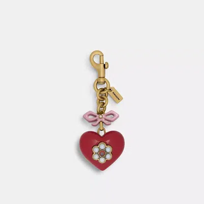 Coach Heart Bag Charm