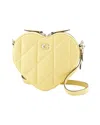 Coach Women's Heart Crossbody Bag In Yellow