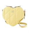 Coach Women's Heart Crossbody Bag In Yellow