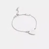 Coach Heart Linear Bracelet In Gray