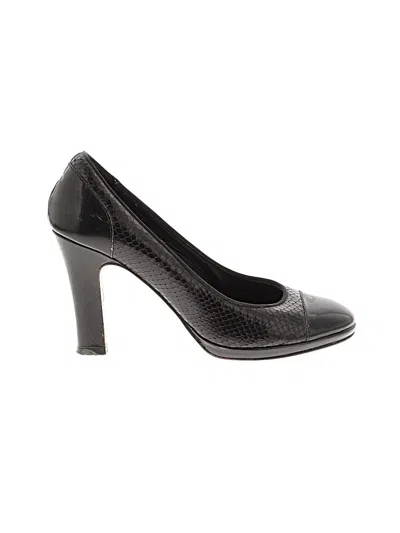 Pre-owned Coach Heels In Black