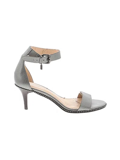 Pre-owned Coach Heels In Gray