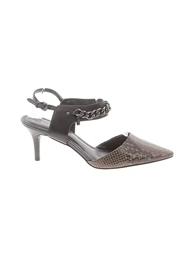 Pre-owned Coach Heels In Gray