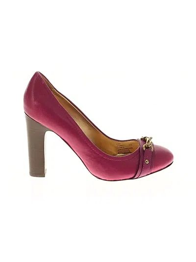 Pre-owned Coach Heels In Pink