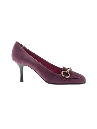 Pre-owned Coach Heels In Purple