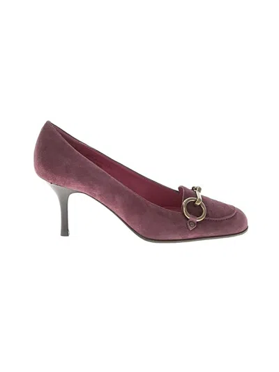 Pre-owned Coach Heels In Purple
