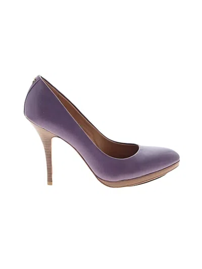 Pre-owned Coach Heels In Purple