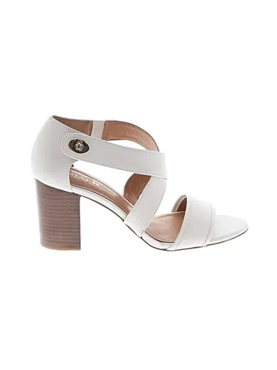 Pre-owned Coach Heels In White