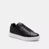 Coach Round Head Low-cut Casual Shoes In Black