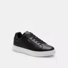 Coach Round Head Low-cut Casual Shoes In Black